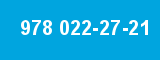 978 022-27-21
